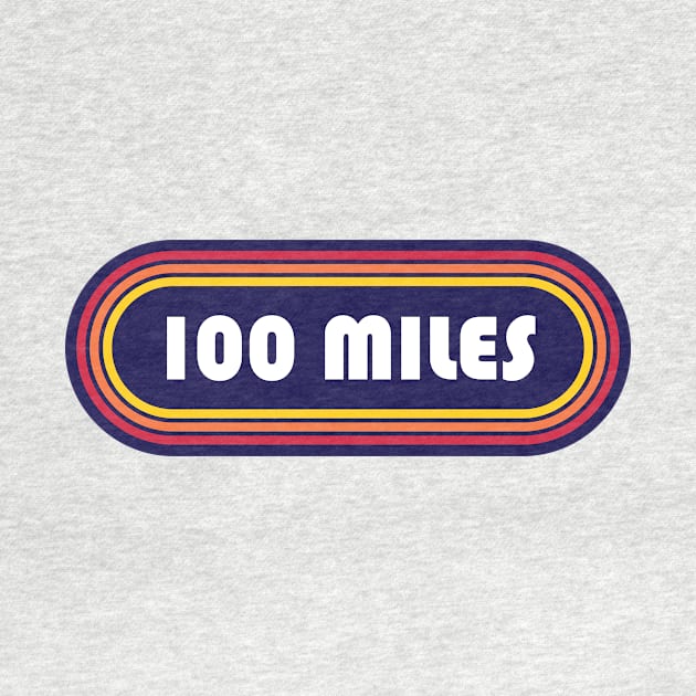 100 Mile Trail and Ultra Running Oval by PodDesignShop